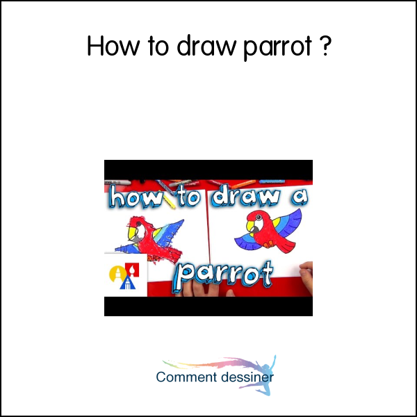 How to draw parrot